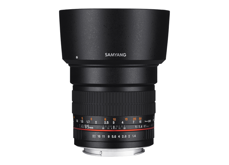 Samyang SY85M-FX 85mm F1.4 Ultra Wide Lens for Fuji X Mount Cameras,Black 